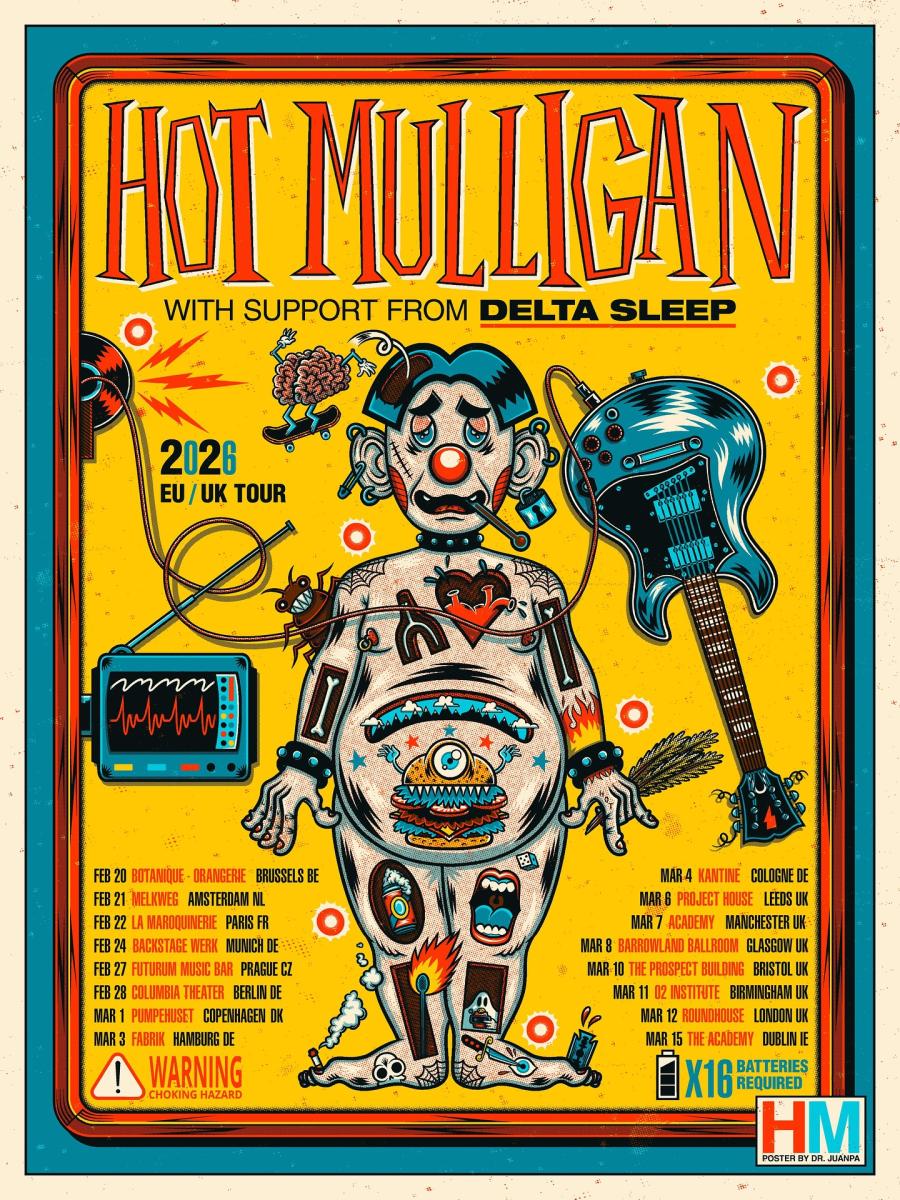 Hot Mulligan Tour Poster 2026